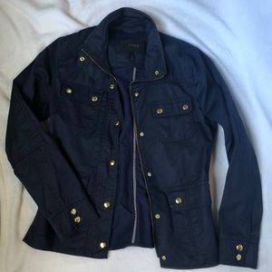 J.Crew Size Small Resin Coated Twill Jacket
